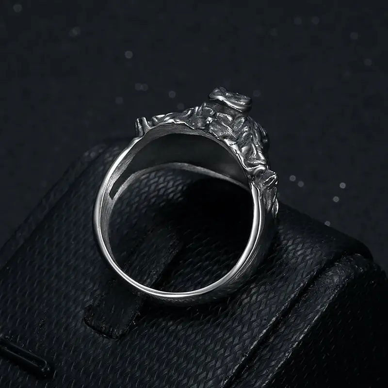 Grinning Joker #2 DC Comics Superhero Mens Batman Ring - Silver - Unisex - That Rock Aesthetic