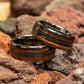 Guitar String Ring - Stainless Steel Black & Brown - Unisex - That Rock Aesthetic