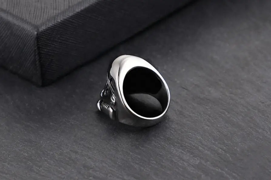 Stormtrooper Star Wars Mens Ring Movie - Stainless Steel Silver - Unisex