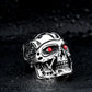 Terminator Movie Mens Ring - Stainless Steel Silver - Unisex