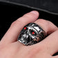 Terminator Movie Mens Ring - Stainless Steel Silver - Unisex