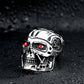 Terminator Movie Mens Ring - Stainless Steel Silver - Unisex