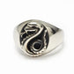 Harry Potter Slytherin Draco Malfoy Ring Snake - Silver - Unisex - Adjustable - That Rock Aesthetic