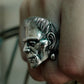 Frankenstein Mens Horror Halloween Ring - Stainless Steel Silver - Unisex