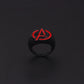 Avengers Ring Logo Superhero Mens Marvel Ring - Black & Red - Unisex