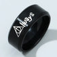 Deathly Hallows Harry Potter Always Ring - Stainless Steel Silver, Gold & Black - Unisex