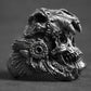Jaguar Skull Mens Gothic Ring - Stainless Steel Silver - Unisex - That Rock Aesthetic
