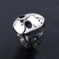 Jason Voorhees Ring Friday the 13th Mask Horror Halloween Ring - Stainless Steel Silver - Unisex - That Rock Aesthetic