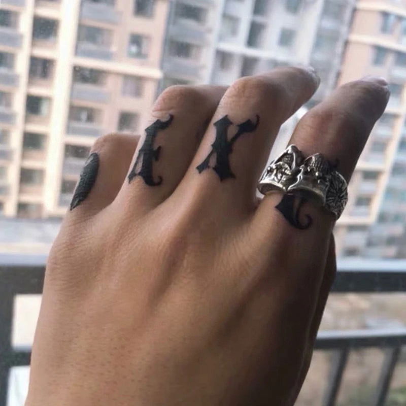 Skull Joker Ring DC Comics Superhero Mens Batman Ring - Silver - Unisex - Adjustable - That Rock Aesthetic