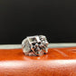 Skull Joker Ring DC Comics Superhero Mens Batman Ring - Silver - Unisex - Adjustable - That Rock Aesthetic