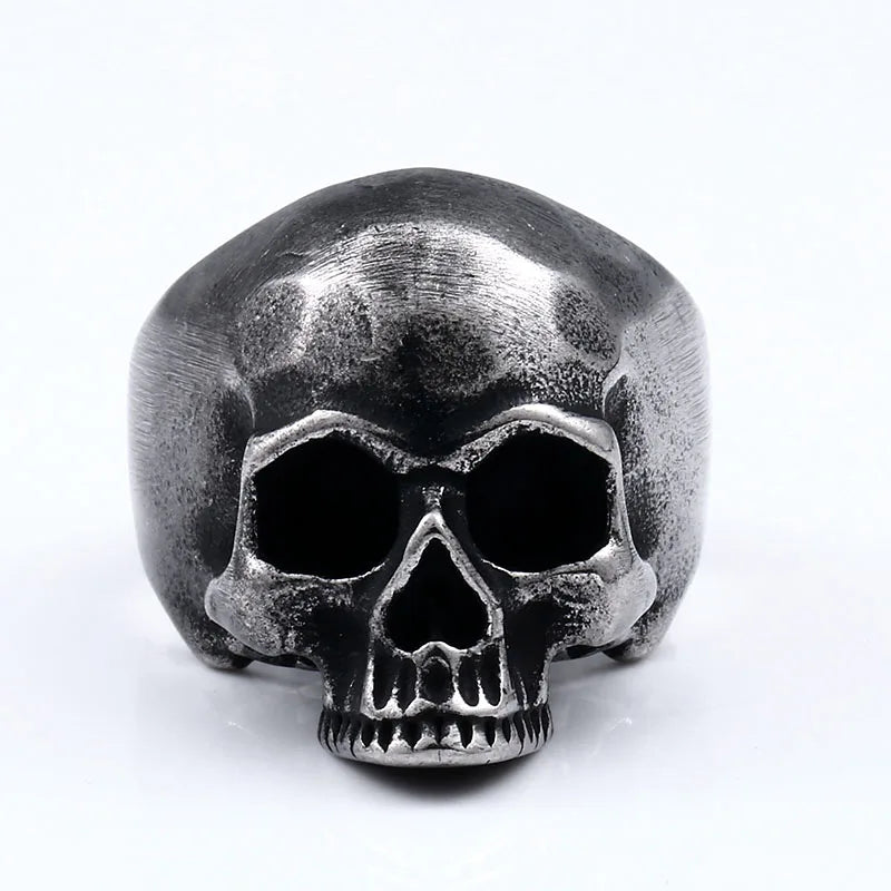 Keith Richards Skull Ring Mens Rolling Stones - Stainless Steel Silver - Unisex - That Rock Aesthetic