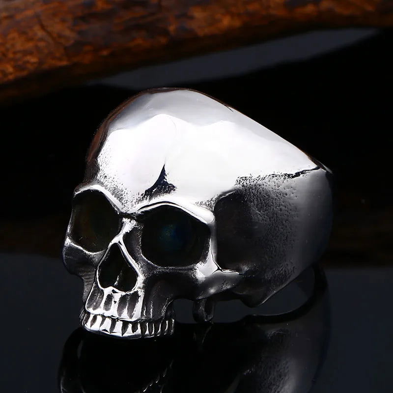 Keith Richards Skull Ring Mens Rolling Stones - Stainless Steel Silver - Unisex - That Rock Aesthetic