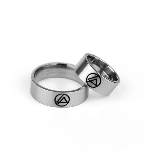 Linkin Park Ring Metal Rock Band Music Ring - Silver - Unisex - That Rock Aesthetic