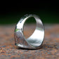 Lion Head Mens Signet Ring - Stainless Steel Silver - Unisex - That Rock Aesthetic