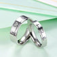 Love Heartbeat Couples Rings Valentines - Titanium Steel Silver - Unisex - That Rock Aesthetic