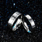 Love Heartbeat Couples Rings Valentines - Titanium Steel Silver - Unisex - That Rock Aesthetic