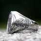 Marvel Iron Man Ring Mens Signet Superhero - Stainless Steel Silver - Unisex - That Rock Aesthetic