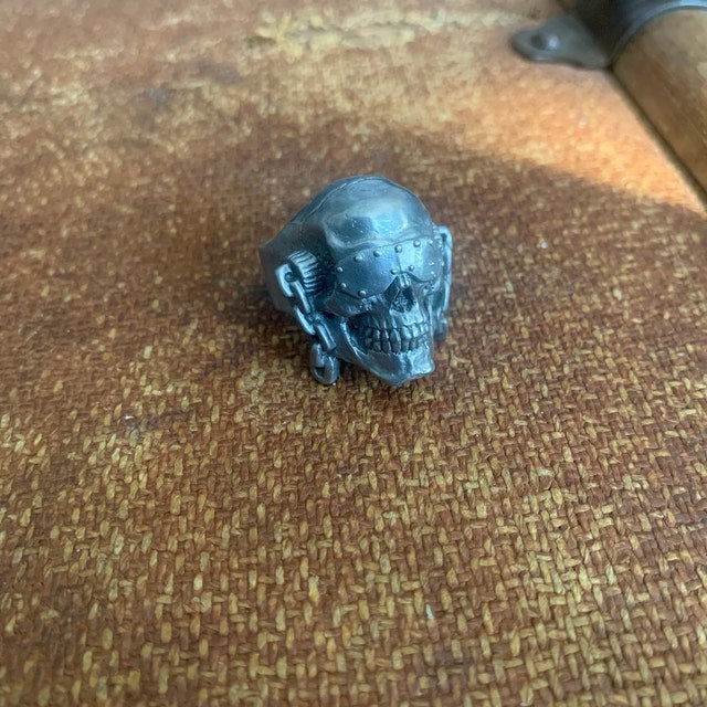 Megadeth Ring Mens Vic Rattlehead Ring Metal Music - Stainless Steel Silver - Unisex - That Rock Aesthetic
