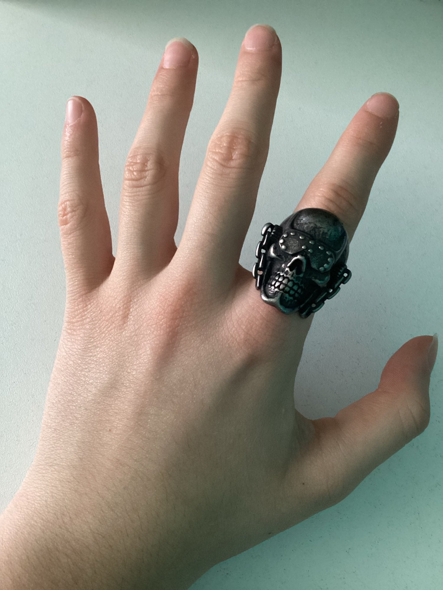 Megadeth Ring Mens Vic Rattlehead Ring Metal Music - Stainless Steel Silver - Unisex - That Rock Aesthetic