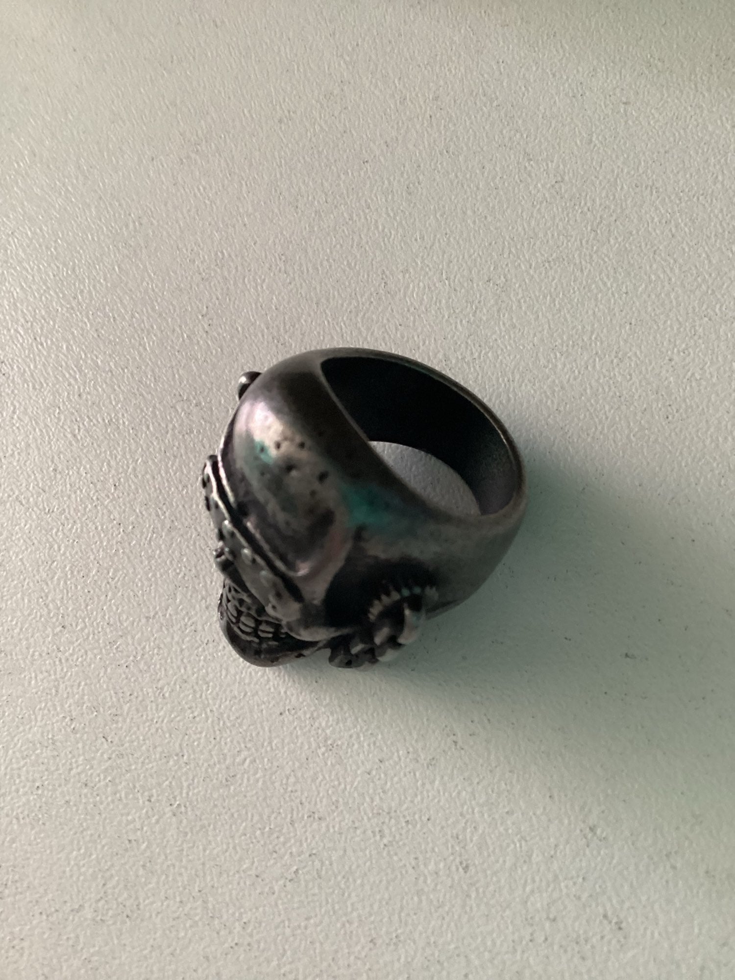Megadeth Ring Mens Vic Rattlehead Ring Metal Music - Stainless Steel Silver - Unisex - That Rock Aesthetic