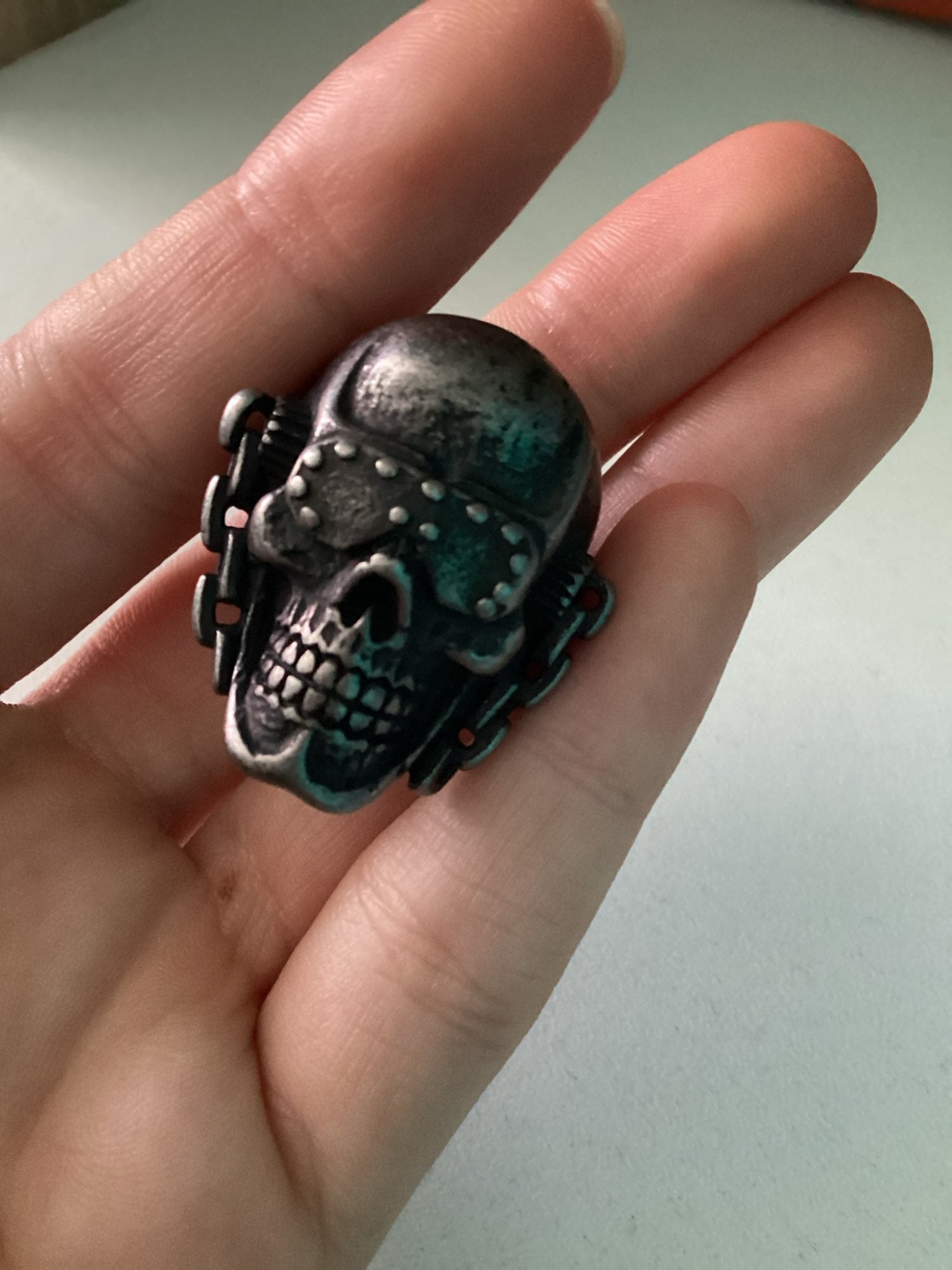 Megadeth Ring Mens Vic Rattlehead Ring Metal Music - Stainless Steel Silver - Unisex - That Rock Aesthetic