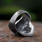 Melting Skull Cyborg Terminator Ring Mens - Stainless Steel Silver - Unisex - That Rock Aesthetic