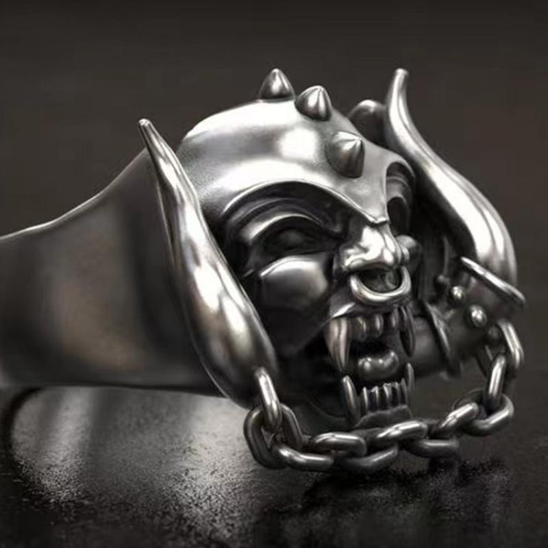 Motorhead Ring Lemmy Warpig Ring Mens Music - Silver - Unisex - That Rock Aesthetic