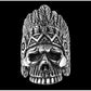 Navajo Native American Skull Indian Chief Ring Mens - Stainless Steel Silver - Unisex - That Rock Aesthetic