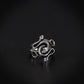 Natural Born Killers Double-Headed Mens Snake Ring - Silver - Unisex - That Rock Aesthetic
