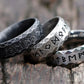 Nordic Norse Rune Viking Ring Mens - Stainless Steel Silver - Unisex - That Rock Aesthetic