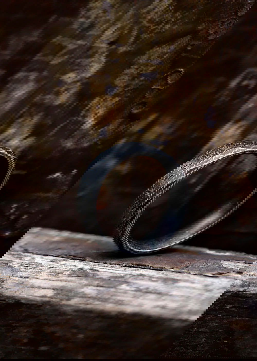 Nordic Norse Rune Viking Ring Mens - Stainless Steel Silver - Unisex - That Rock Aesthetic