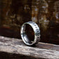 Nordic Norse Rune Viking Ring Mens - Stainless Steel Silver - Unisex - That Rock Aesthetic