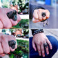 Norse Bear Viking Ring Mens - Stainless Steel Silver - Unisex - That Rock Aesthetic