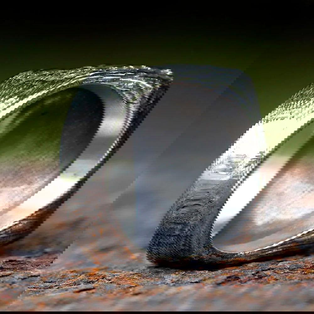 Norse Viking Warrior Odin Ring Mens - Stainless Steel Silver - Unisex - That Rock Aesthetic