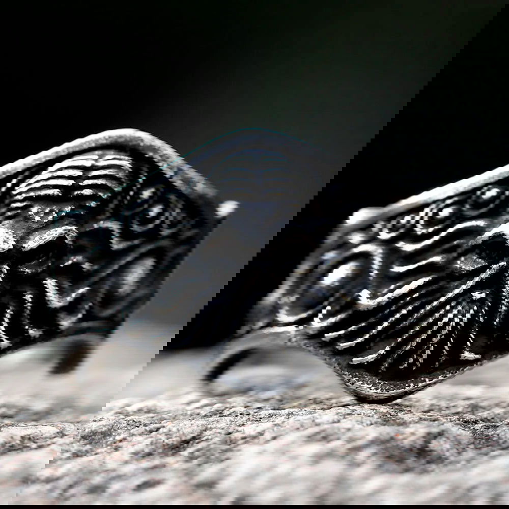 Octopus Cthulhu Mens Ring - Titanium Steel Silver - Unisex - That Rock Aesthetic