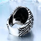 Predator Movie Ring #2 Mens - Titanium Steel Silver - Unisex - That Rock Aesthetic