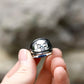 Punisher Skull Superhero Mens Marvel Ring Round - Stainless Steel Silver - Unisex - That Rock Aesthetic