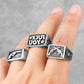 Revolver Gun Cowboy Ring Mens - Stainless Steel Silver - Unisex - That Rock Aesthetic