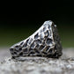 Rugged Norse Viking Compass Ring Mens Vegvisir - Stainless Steel Silver - Unisex - That Rock Aesthetic