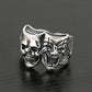 Joker Skull DC Comics Superhero Mens Batman Ring - Silver - Unisex - Adjustable