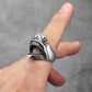 Jaws Great White Shark Ring Mens Movie - Stainless Steel Silver - Unisex