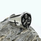 Knight Ring Medieval Sword Mens - Stainless Steel Silver & Gold - Unisex