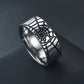 Spiderman Spider Web Superhero Mens Marvel Ring - Stainless Steel Silver - Unisex