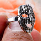 Jim Carrey The Mask Movie Ring Mens - Silver - Unisex - Adjustable