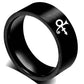 Prince Symbol Ring Music - Stainless Steel Silver, Gold & Black - Unisex
