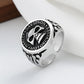 Skull Harley Davidson Ring Mens Biker - Silver - Unisex - Adjustable