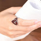 Spiderman Ring Signet Mens Marvel Ring - Silver & Ruby Red - Unisex - Adjustable