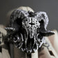 Skull Baphomet Goat Satanic Ring Mens Pentagram - Silver - Unisex - That Rock Aesthetic