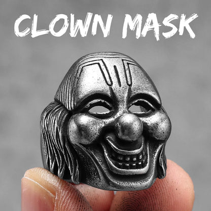 Shawn Crahan Mask #2 Slipknot Ring - Stainless Steel Silver - Unisex