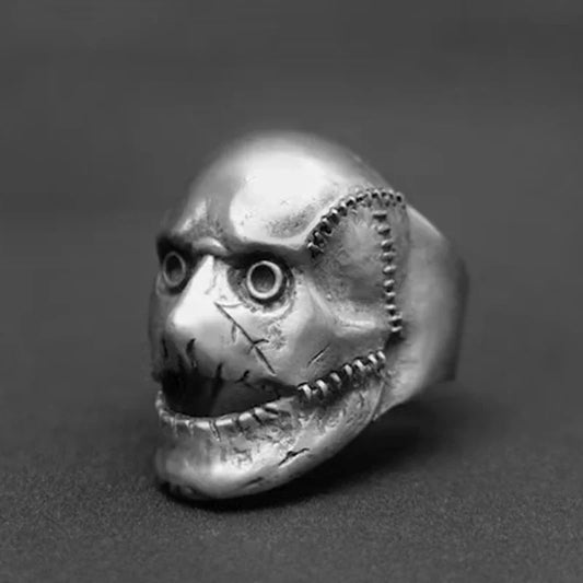 Corey Taylor #2 Slipknot Mask Mens Ring - Stainless Steel Silver - Unisex